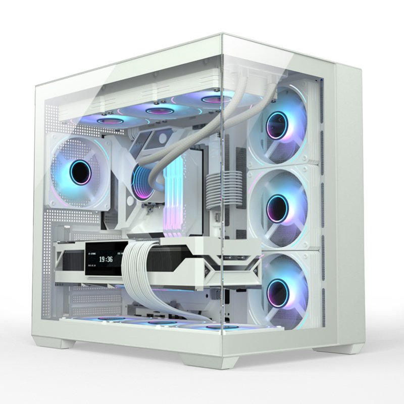 KGaming Pc Case Black C708 White