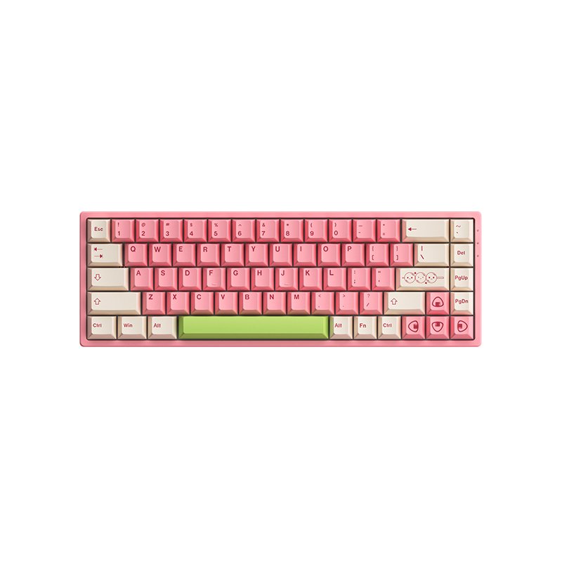 Akko 3068b Plus Mochi & Dango Multi-Mode Rgb Wireless Keyboard Cream Yellow Pro