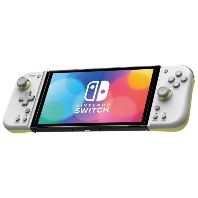 Switch Hori Split Pad Compact (Light Gray & Yellow)